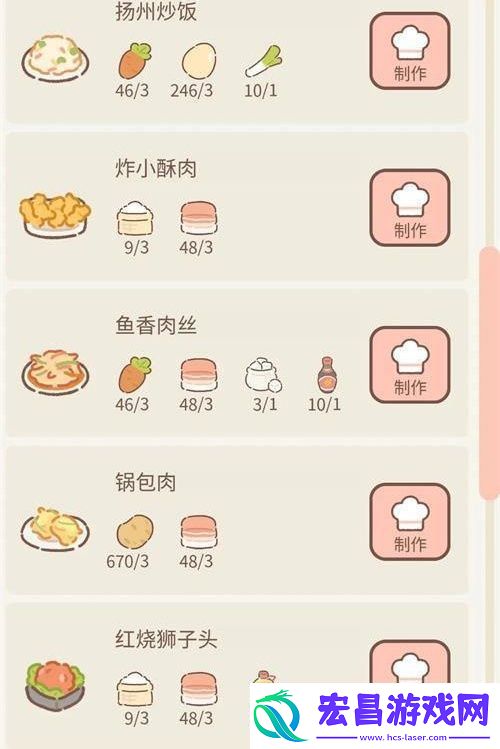 遇见你的猫烹饪菜谱有哪些