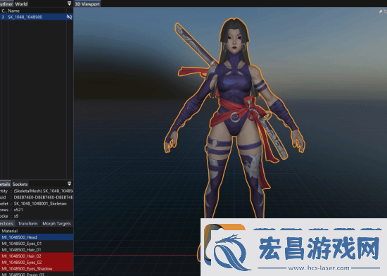 玩家拆解漫威争锋角色3D模型