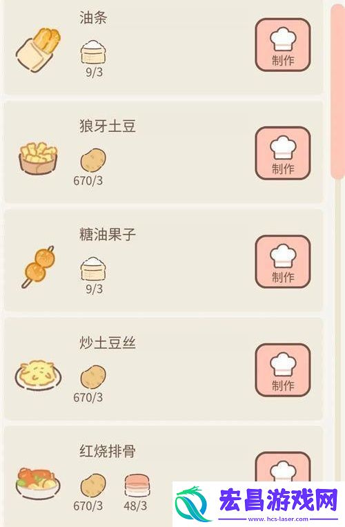 遇见你的猫烹饪菜谱有哪些