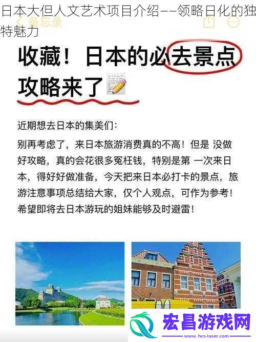 日本大但人文艺术项目介绍——领略日化的独特魅力