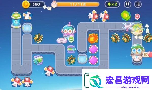保卫萝卜4太空穿越第30关通关攻略