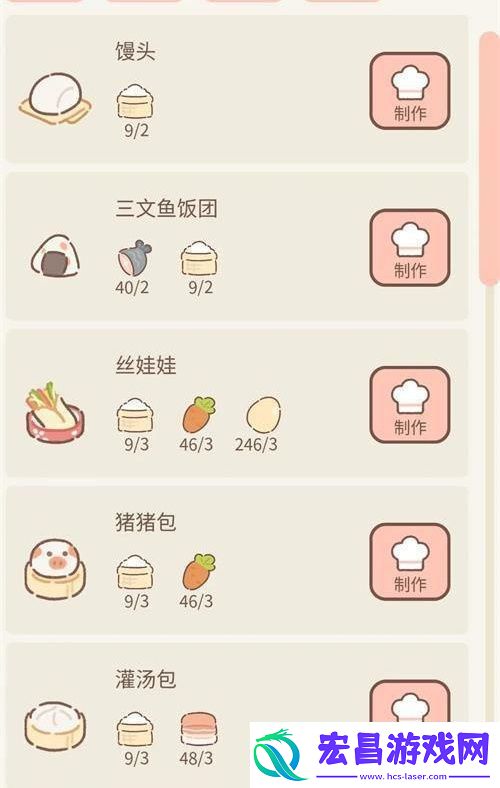 遇见你的猫烹饪菜谱有哪些