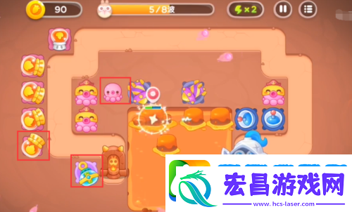 保卫萝卜4饿龙传说第8关怎么过