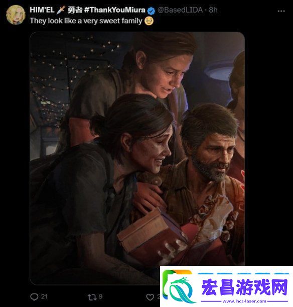 顽皮狗圣诞贺图再引怒火!美末三主角看起来像一家人