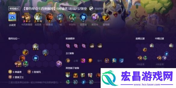 金铲铲之战s9.5蛇女主c怎么玩