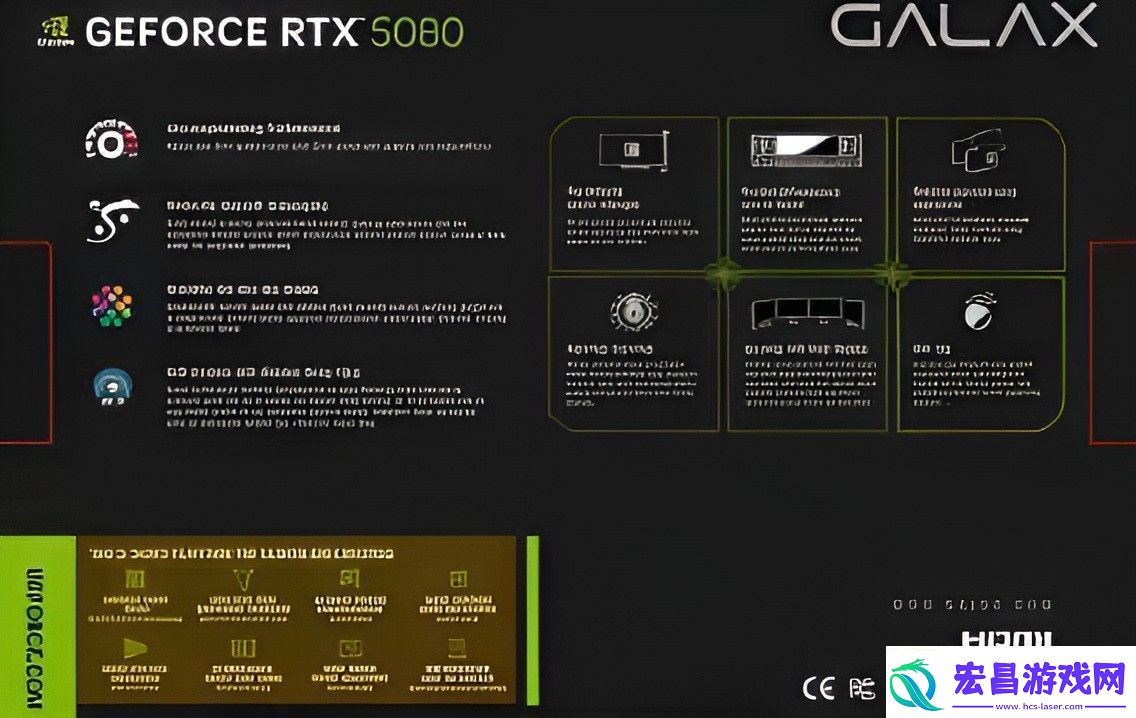 影驰RTX5080显卡包装盒设计曝光
