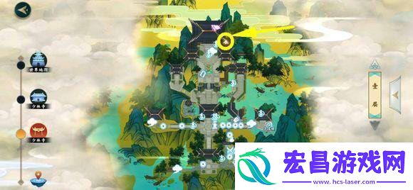 剑网3指尖江湖少林寺江湖秘攻略位置汇总