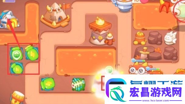 保卫萝卜4饿龙传说60关怎么过