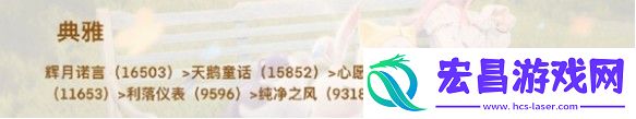 无限暖暖顶配属性套装一览