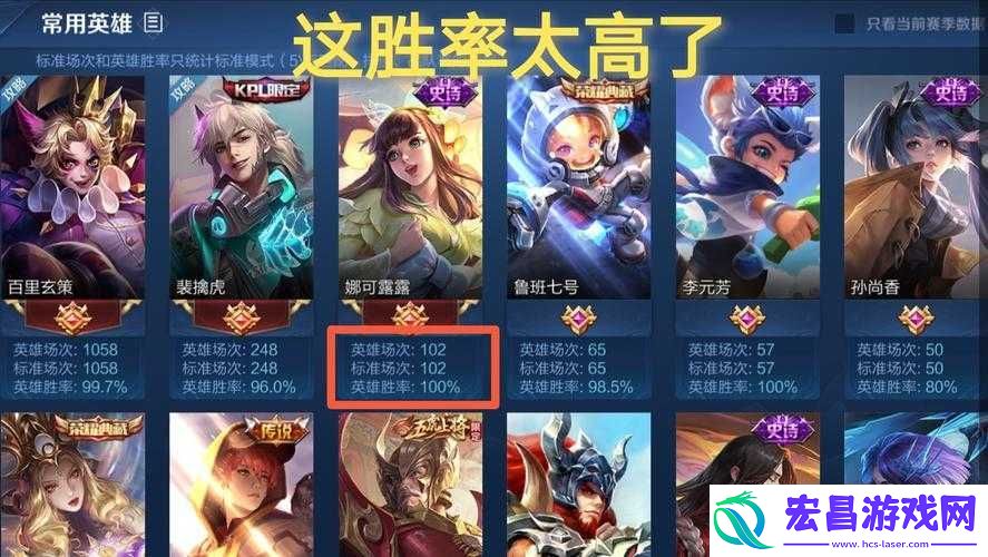 王者荣耀百里玄策最新数据全面解析