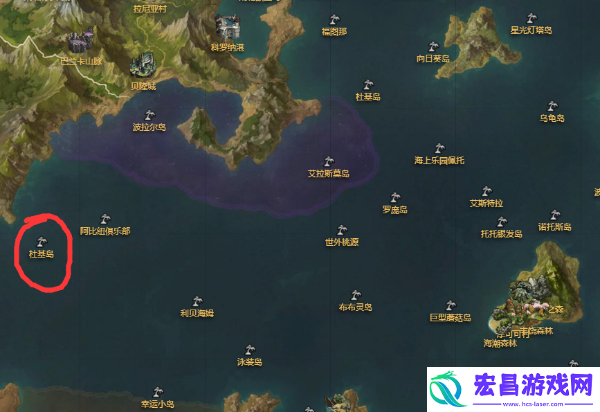 命运方舟杜基岛怎么进