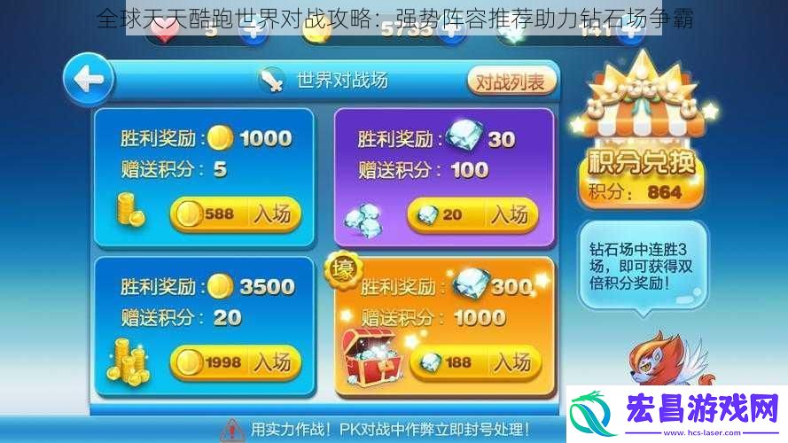 全球天天酷跑世界对战攻略