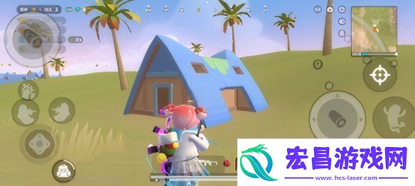 香肠派对喵沙岛绿洲地区楼层防守与进攻玩法