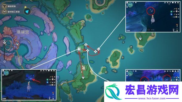 原神珊瑚真珠分布图