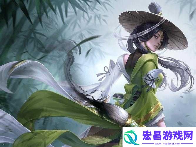 王者荣耀上官婉儿伴生皮肤修竹墨客高清模型全方位展示