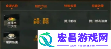星球重启火元素强化食谱介绍