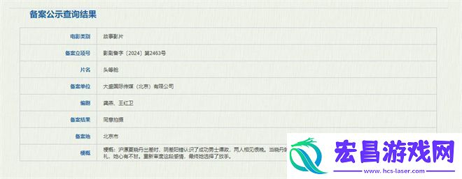 头等舱编剧王红卫备案立项