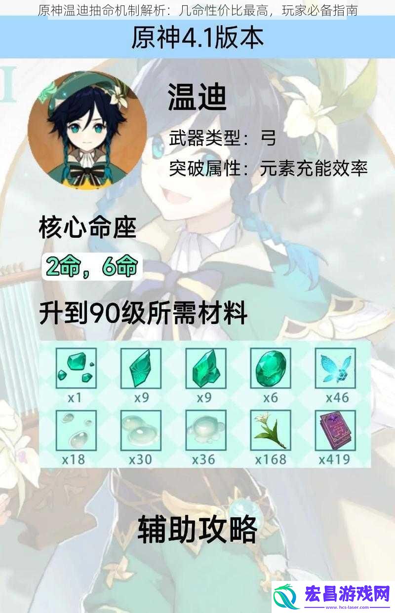 原神温迪抽命机制解析