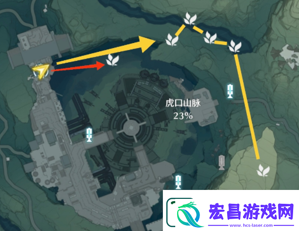 鸣潮灯笼果采集路线