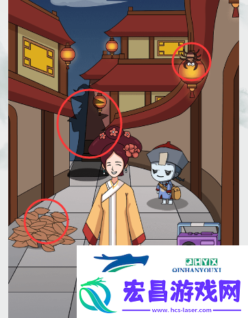 疯狂梗传深夜皇宫怎么过