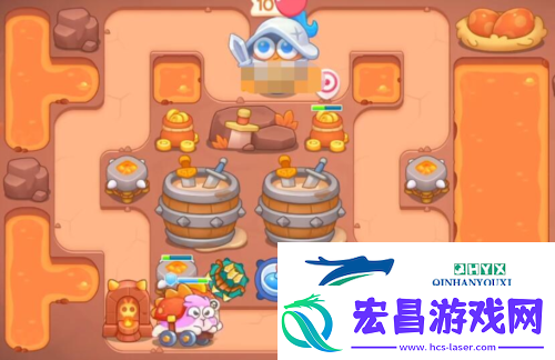 保卫萝卜4饿龙传说第55关怎么过