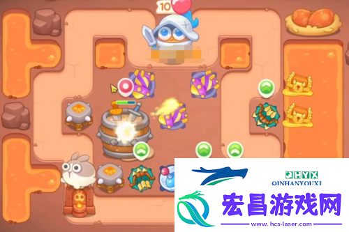 保卫萝卜4饿龙传说第55关怎么过