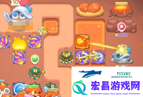 保卫萝卜4饿龙传说第55关怎么过