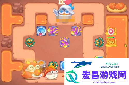保卫萝卜4饿龙传说第55关怎么过