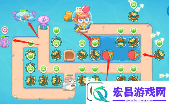 保卫萝卜4海的闺女第32关攻略