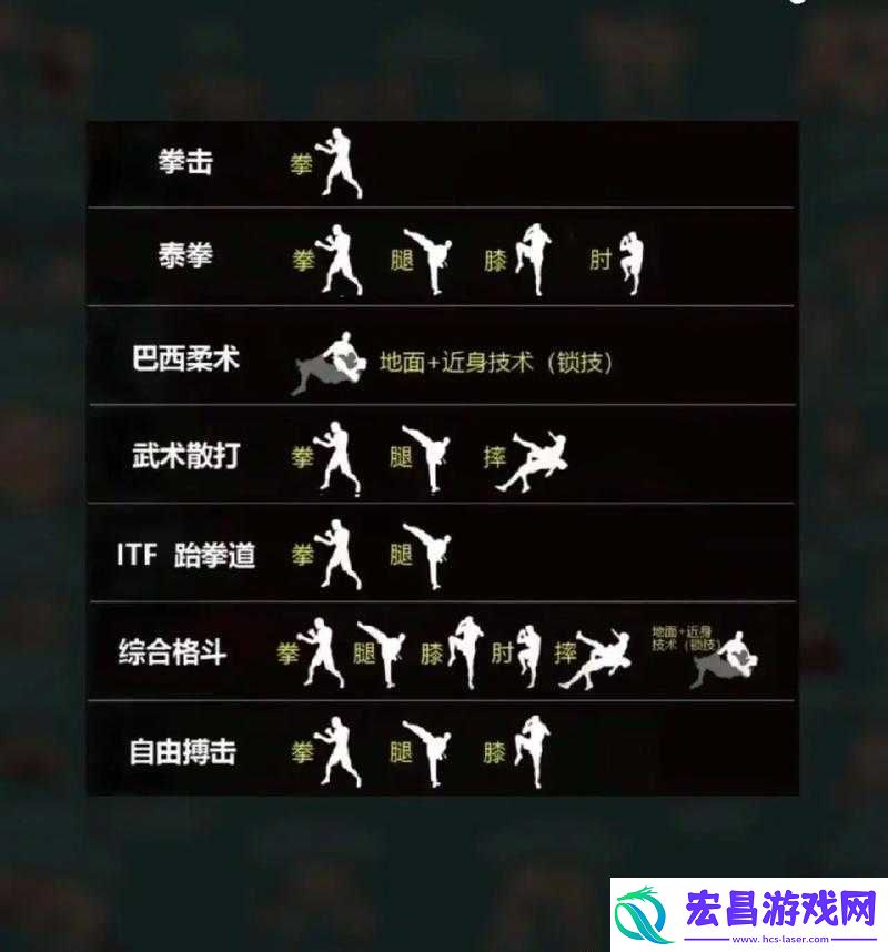 探索格斗技巧的深度与广度