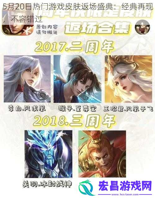 5月20日热门游戏皮肤返场盛典