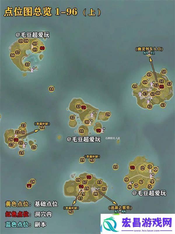 无限暖暖石树田无人区奇想星全收集