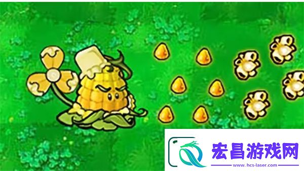 植物大战僵尸杂交版星光闪卡玉米旋转机介绍