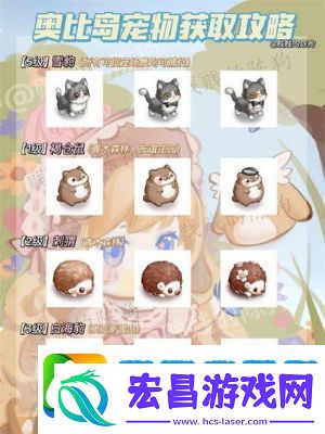 奥比岛手游星宠物全攻略