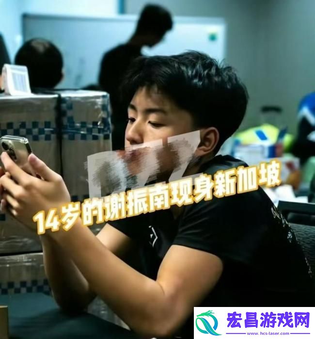 张柏芝谢霆锋二儿子14岁近照