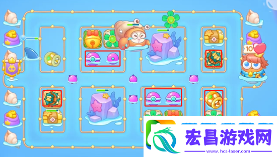 保卫萝卜4海的闺女第105关攻略