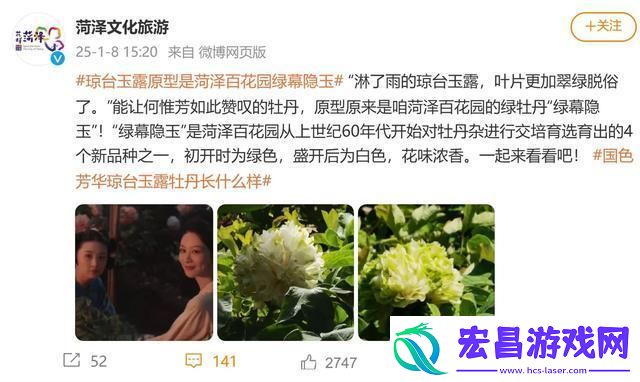 杨紫国色芳华带动牡丹经济