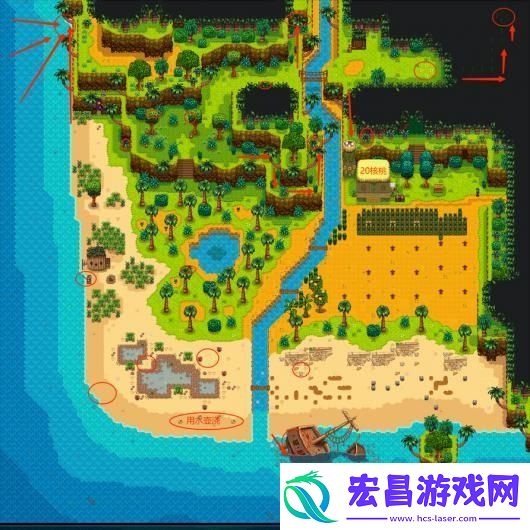 星露谷物语姜岛西部金核桃获取途径介绍