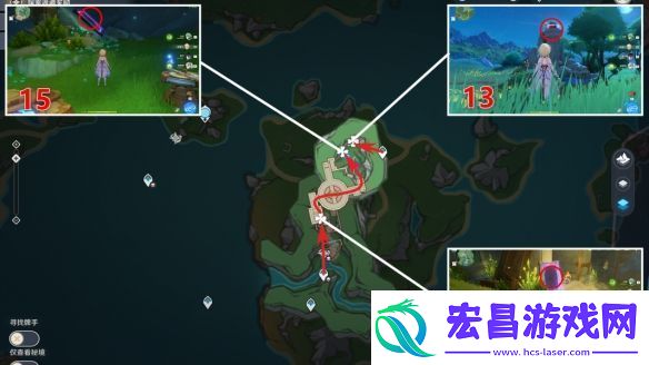 原神莫尔泰区奇馈宝箱全收集攻略