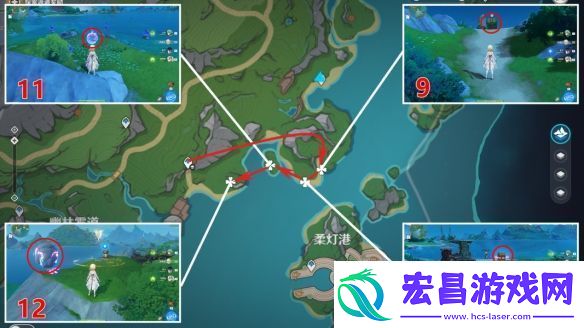 原神莫尔泰区奇馈宝箱全收集攻略