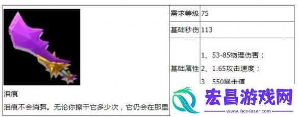 火炬之光无限装备泪痕在哪掉落