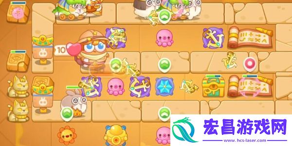 保卫萝卜4法老归来第54关攻略
