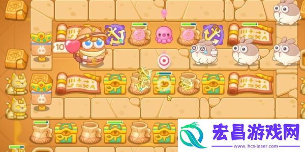 保卫萝卜4法老归来第54关攻略