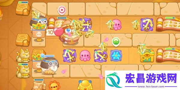 保卫萝卜4法老归来第54关攻略