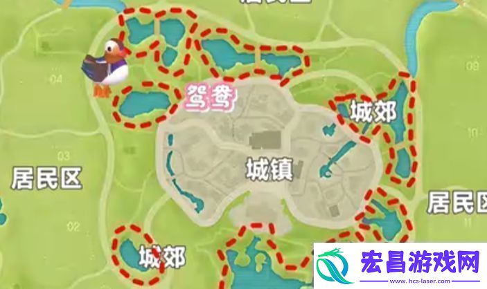心动小镇新春季第3周4只鸟位置