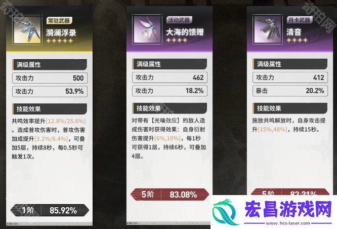 鸣潮菲比用什么武器好