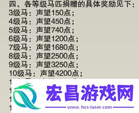 剑3无界石林马场声望提升方法