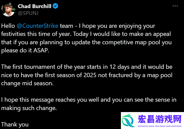 SPUNJ喊话V社尽快更新地图池