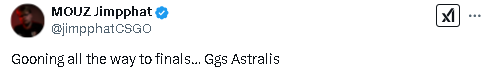 MOUZ战胜Astralis成功晋级PGL决赛