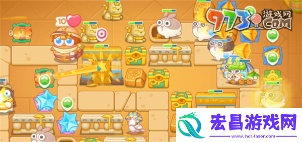 保卫萝卜4法老归来第117关怎么过